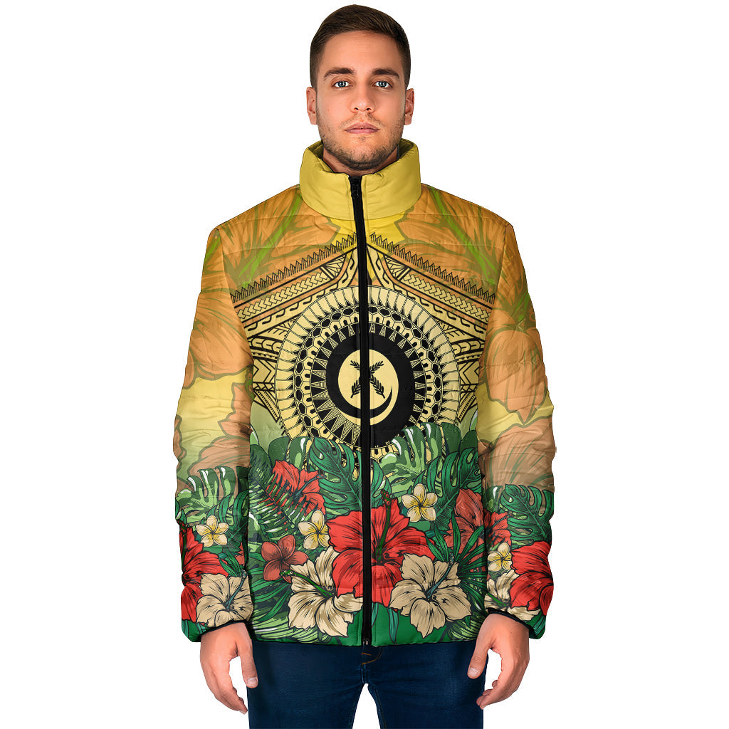 Vanuatu Polynesian Hibiscus Padded Jackets LT10 - Polynesian Pride