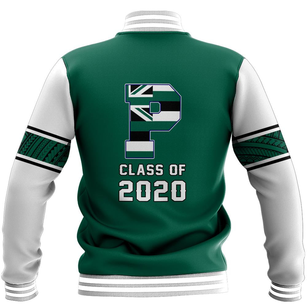 (Personalized) Hawaii Baseball Jacket - Pahoa High Custom Your Class Baseball Jacket - AH - Polynesian Pride