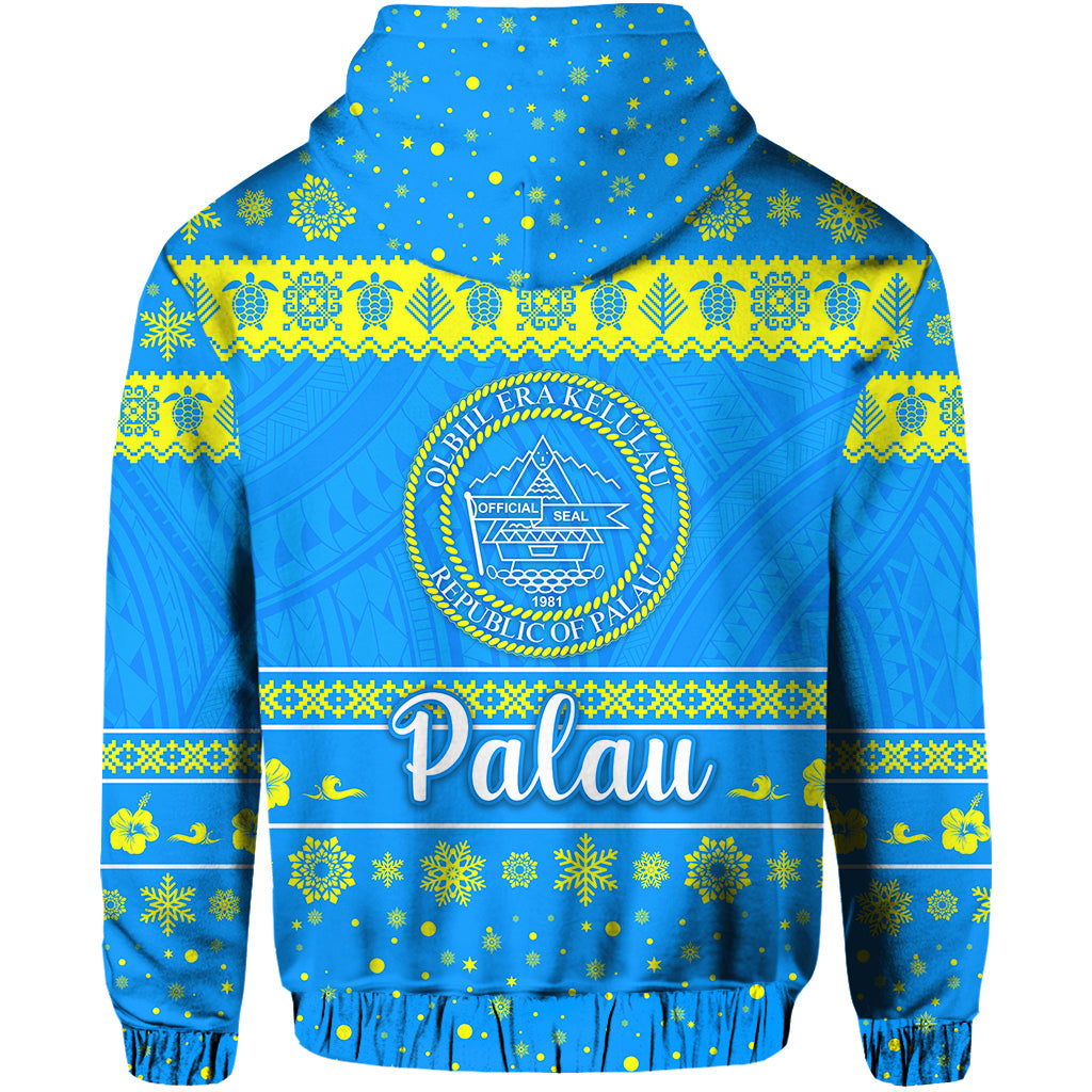Palau Christmas Hoodie Simple Style LT8 - Polynesian Pride