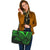 Palau Leather Tote - Green Color Cross Style - Polynesian Pride