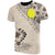 Palau T-Shirt - Palau Flag Beige Hibiscus