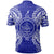 Palau Polo Shirt Palau Seal Map Polynesian Tattoo Blue - Polynesian Pride