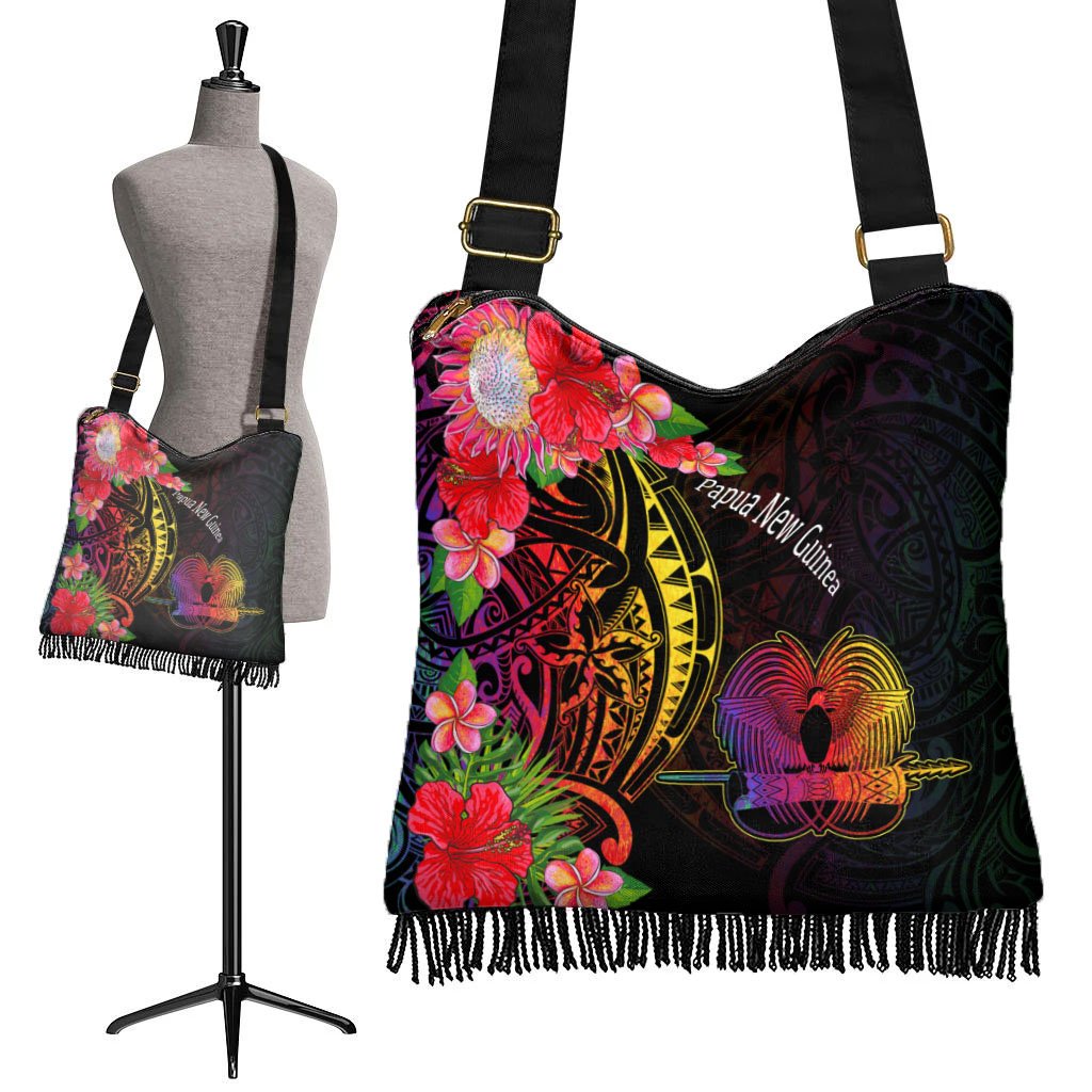 Papua New Guinea Boho Handbag - Tropical Hippie Style - Polynesian Pride