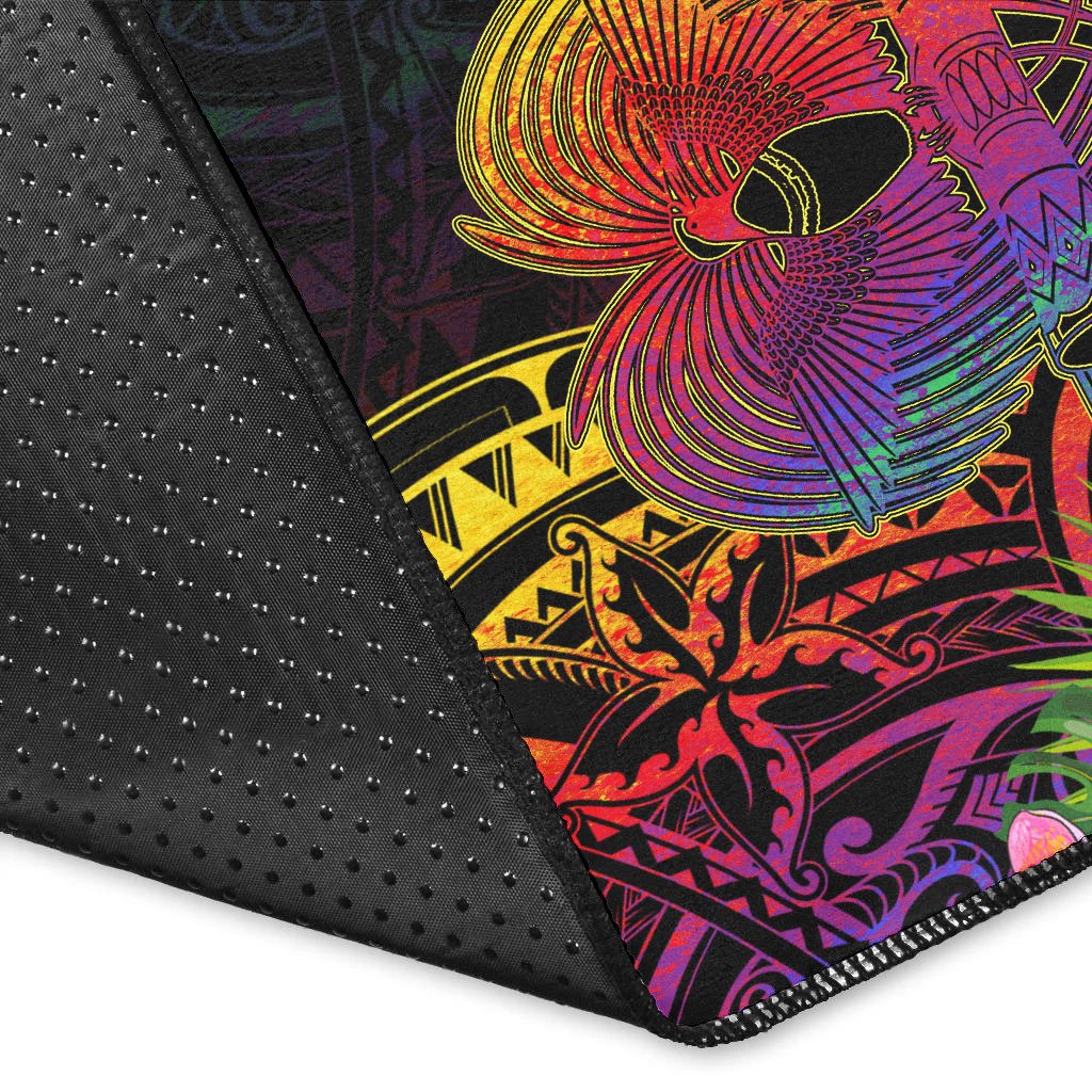 Papua New Guinea Area Rug - Tropical Hippie Style - Polynesian Pride