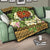 Papua New Guinea Premium Quilt - Polynesian Gold Patterns Collection