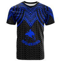 Papua New Guinea T Shirt Polynesian Armor Style Blue Unisex Blue - Polynesian Pride