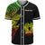 Papua New Guinea Custom Personalized Baseball Shirt - Flash Style Reggae Unisex Reggae - Polynesian Pride