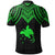 Papua New Guinea Custom Polo Shirt Polynesian Armor Style Green - Polynesian Pride