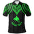 Papua New Guinea Custom Polo Shirt Polynesian Armor Style Green Unisex Green - Polynesian Pride