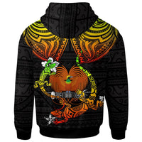 Papua New Guinea Custom Hoodie Lizard Good Chest - Polynesian Pride