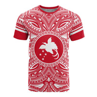 Papua New Guinea All T Shirt Papua New Guinea Flag Polynesian Flag Color Unisex Red - Polynesian Pride