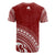 Papua New Guinea All Over T Shirt Papua New Guinea Flag Polynesian Tribal Red Version 1 - Polynesian Pride