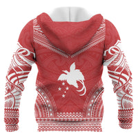 Papua New Guinea Polynesian Chief Custom Hoodie Flag Version Unisex Blue - Polynesian Pride