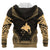 Papua New Guinea Polynesian Chief Custom Hoodie Gold Version Unisex Gold - Polynesian Pride