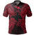 Papua New Guinea Polo Shirt Papua New Guinea Flag Map Polynesian Tattoo Red Unisex Red - Polynesian Pride