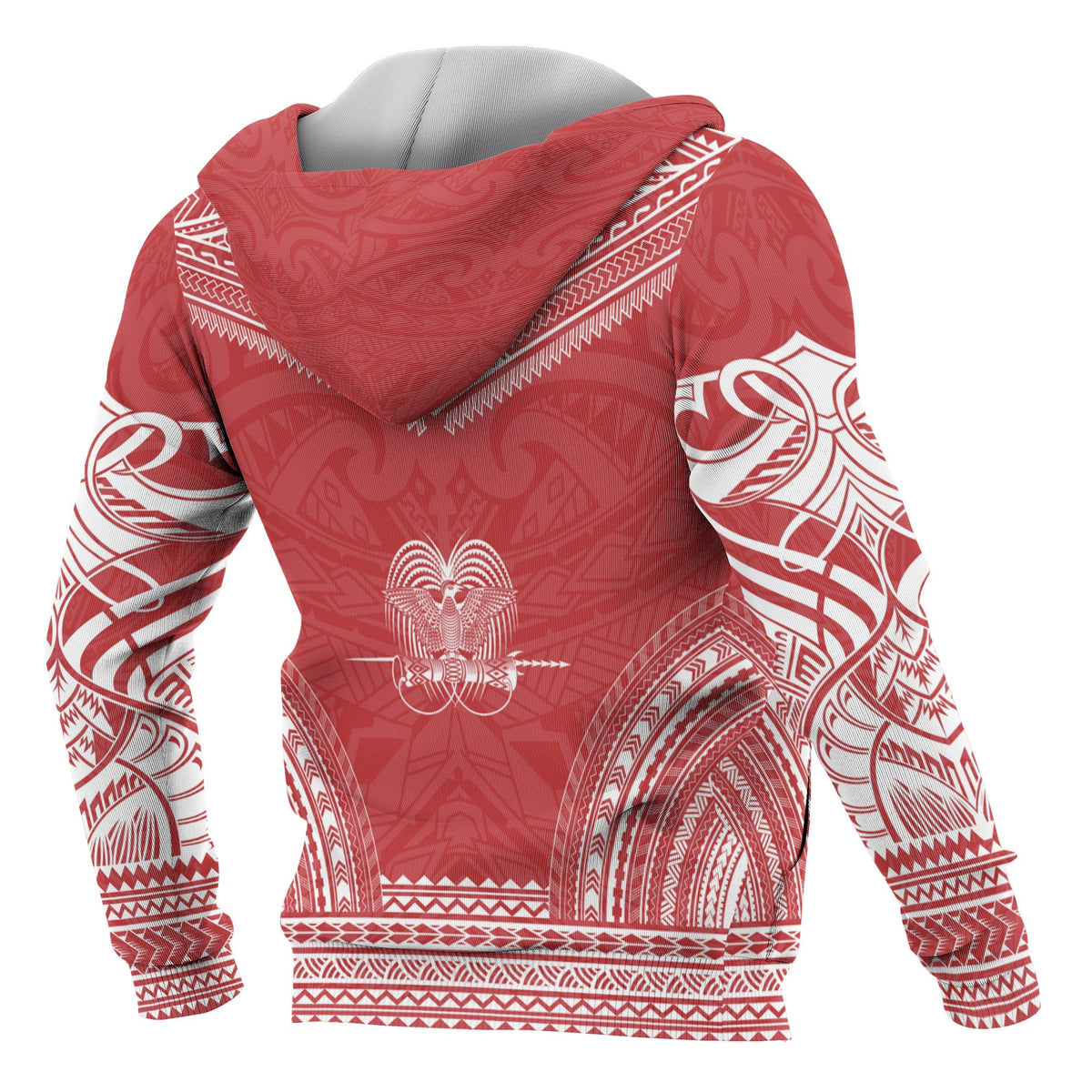 Papua New Guinea Polynesian Chief Custom Hoodie Flag Version - Polynesian Pride