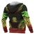 Papua New Guinea Polynesian Chief Custom Zip up Hoodie Reggae Version - Polynesian Pride