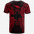 Papua New Guinea All T Shirt Papua New Guinea Flag Map Polynesian Tattoo Red - Polynesian Pride