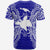 Papua New Guinea All T Shirt Papua New Guinea Flag Map Polynesian Tattoo Blue - Polynesian Pride