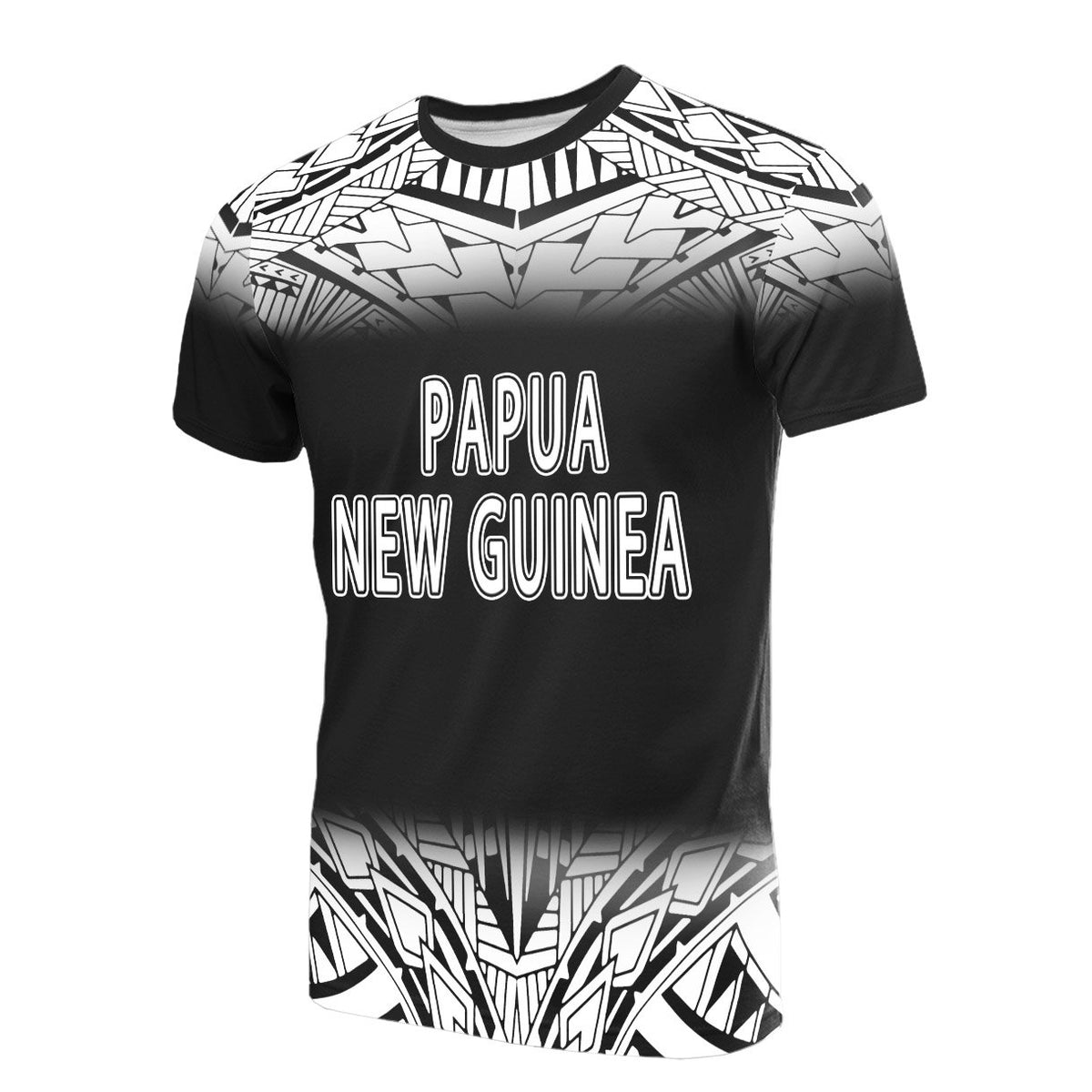 Papua New Guinea T Shirt Polynesian Fog Black Style Unisex Black - Polynesian Pride