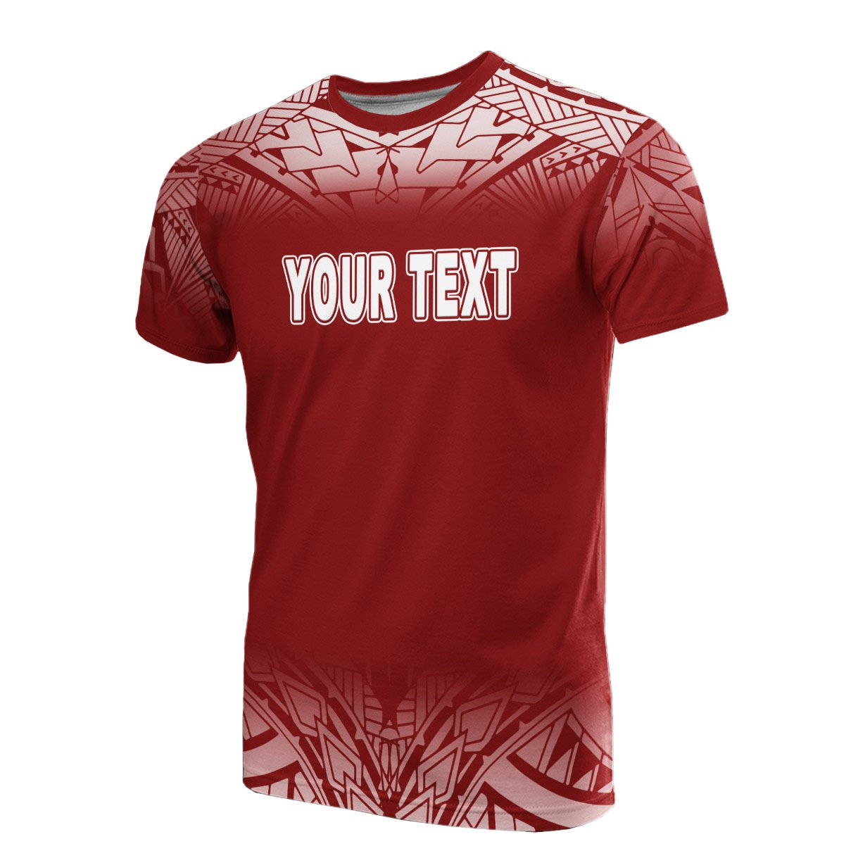 Papua New Guinea Custom Personalized T Shirt Fog Red Unisex Red - Polynesian Pride