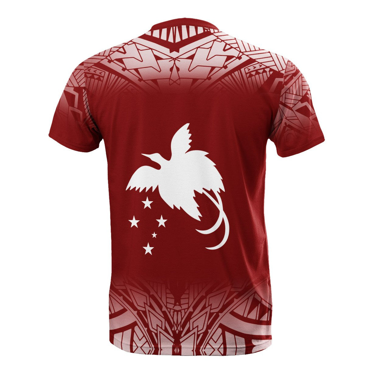 Papua New Guinea Custom Personalized T Shirt Fog Red - Polynesian Pride