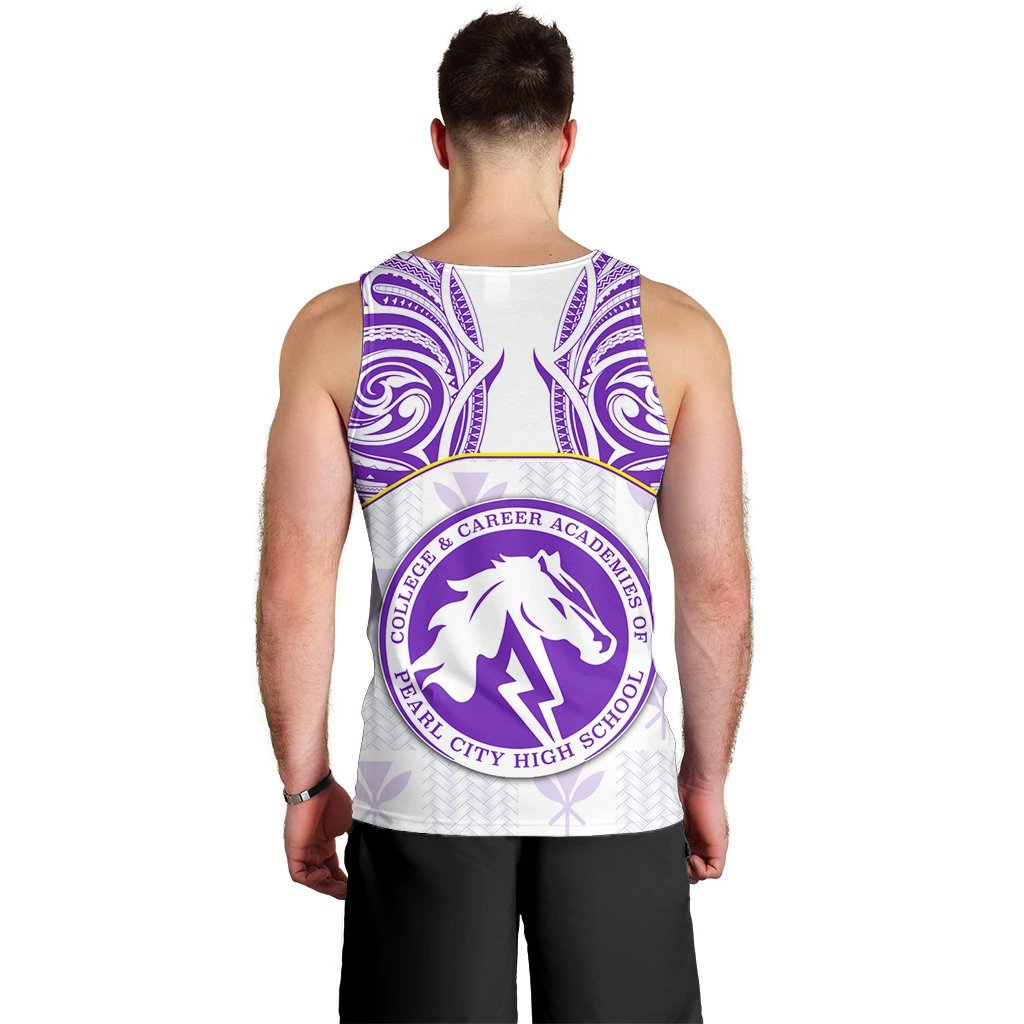 hawaiiMen's Tank Top - Kanaka Pearl City High School Men's Tank Top Demodern Style AH - Polynesian Pride