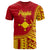 Rotuma T Shirt Pepjei Flag Rotuma Unisex Red - Polynesian Pride
