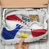 Philippines Sneakers - 500th Victory And Humanity Style Flag - Polynesian Pride