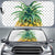 Pineapple Dottie Car Sun Shade AH Auto Sun Shade Universal Fit White - Polynesian Pride