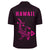 Kakau Polynesian Hammerhead Shark Map Hawaii Shirt - Pink - Polynesian Pride