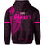 Polynesian Kakau Kanaka Flag of Hawaii Hoodie Pink - Polynesian Pride