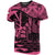 Tahiti T Shirt Tahiti Flag Vintage Style Pink A02 Unisex Pink - Polynesian Pride