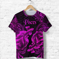 Pisces Zodiac Polynesian T Shirt Unique Style Pink LT8 - Polynesian Pride