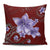 Plumeria Violet Polynesia Red Pillow Covers One Size Zippered Pillow Case 18"x18"(Twin Sides) Black - Polynesian Pride