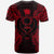 Pohnpei All T Shirt Pohnpei Flag Map Polynesian Tattoo Red - Polynesian Pride