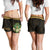 Pohnpei Women's Shorts - Polynesian Gold Patterns Collection - Polynesian Pride
