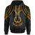 Pohnpei Custom Hoodie Polynesian Armor Style Gold Unisex Gold - Polynesian Pride