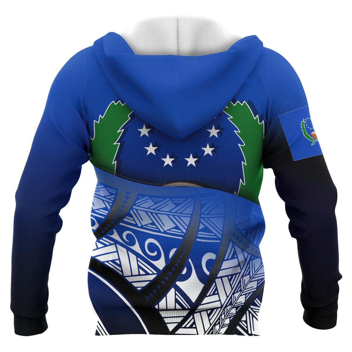 Pohnpei Coat of rms Hoodie Polynesian Pattern - Polynesian Pride