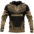 Pohnpei Polynesian Chief Hoodie Gold Version Unisex Gold - Polynesian Pride