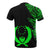 Pohnpei T Shirt Micronesian Pattern Green Flash Style - Polynesian Pride