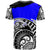 Pohnpei T Shirt Sokehs Flag With Round Black White Pattern - Polynesian Pride