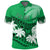 Custom Fiji Day Polo Shirt Flying Fijians Masi Kesa Style Green LT7 Green - Polynesian Pride