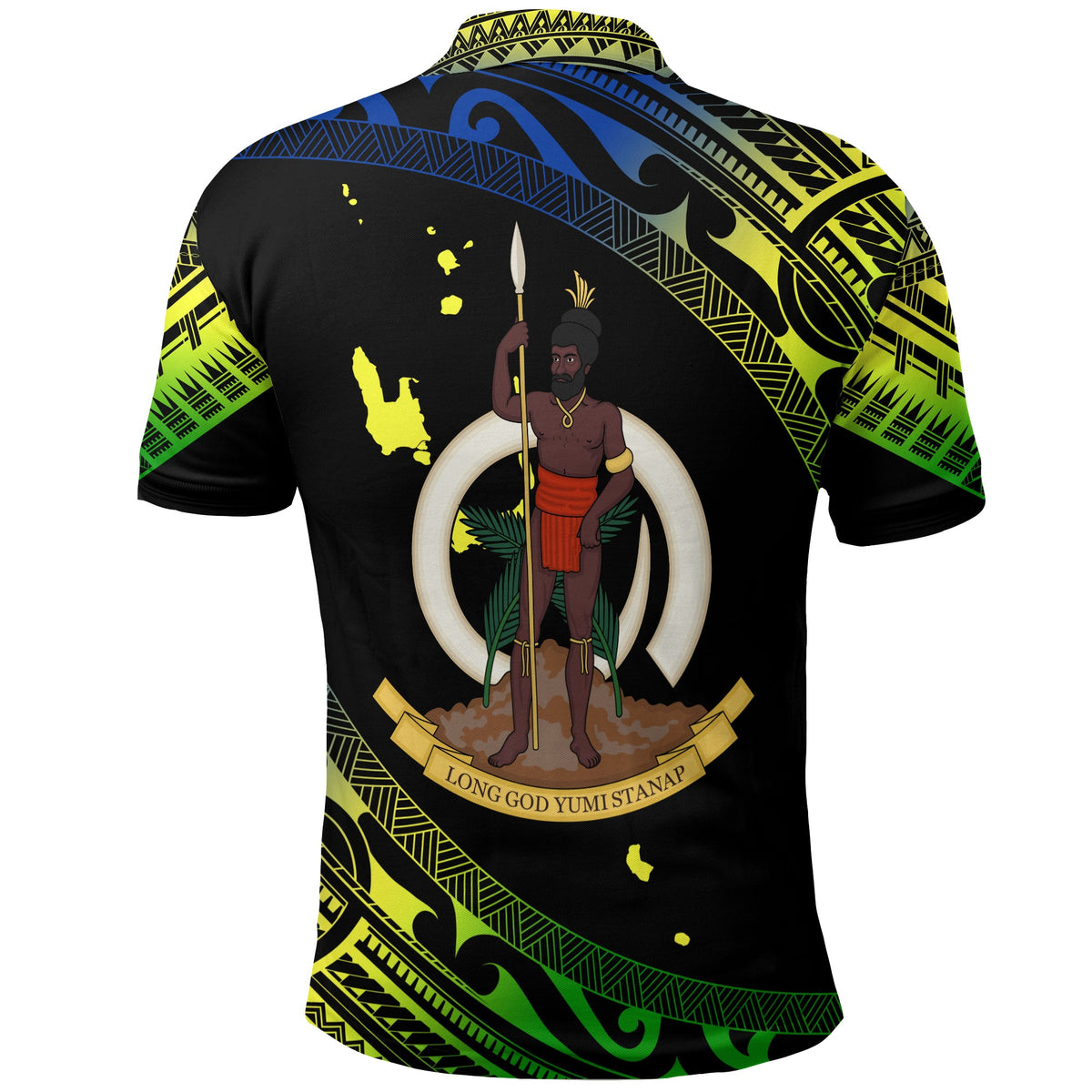 Vanuatu Proud To Be A Ni Van Polynesian Pattern Polo Shirt Malampa Province LT7 - Polynesian Pride