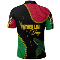 Vanuatu Father Lini Day Polo Shirt Simple Style LT7 - Polynesian Pride