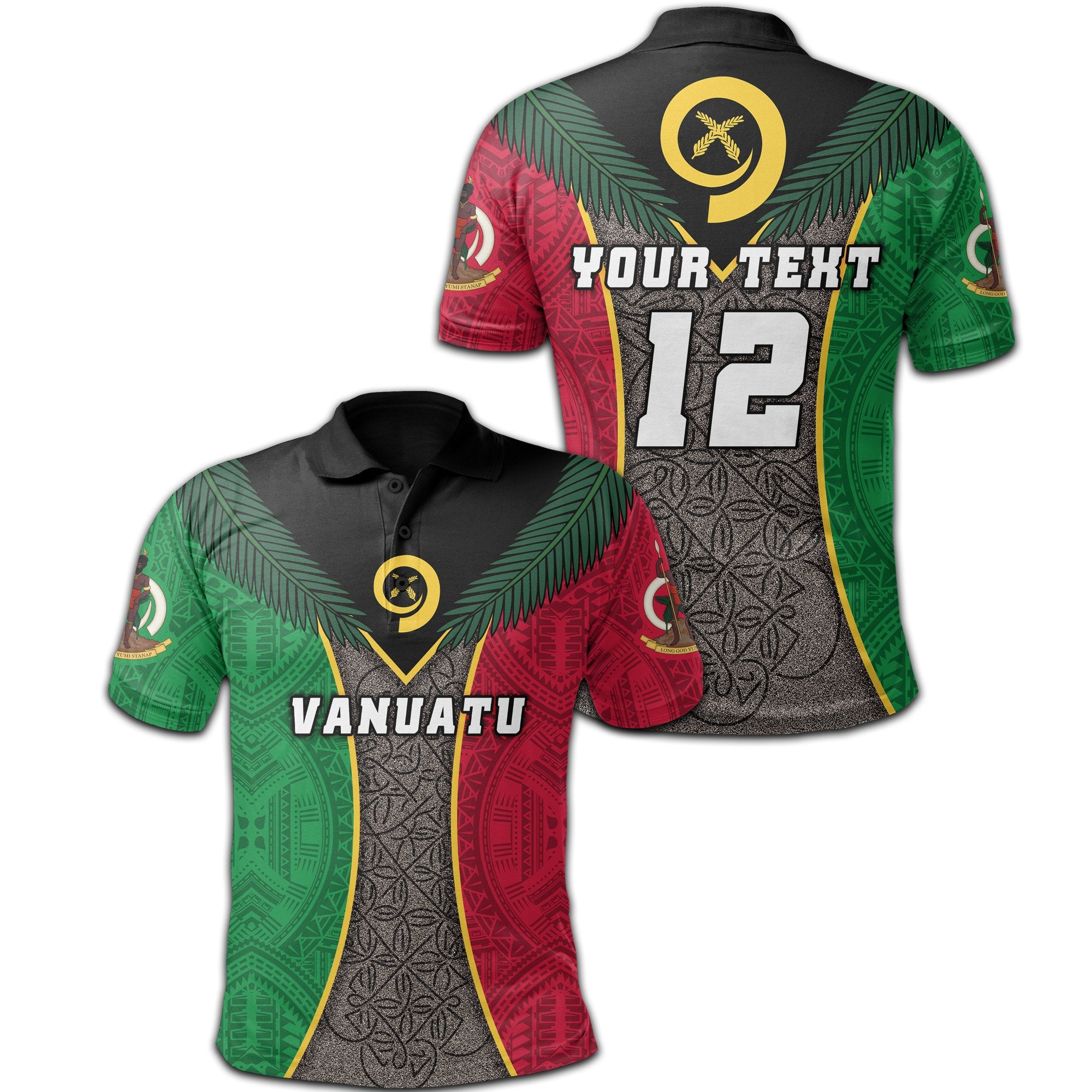 Custom Vanuatu Polo Shirt Style Sand Drawing Unisex Green - Polynesian Pride
