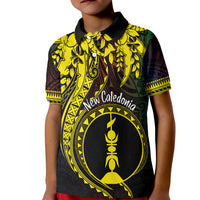 New Caledonia Custom Polo Shirt Kanaky Mix Plumeria LT7 - Polynesian Pride