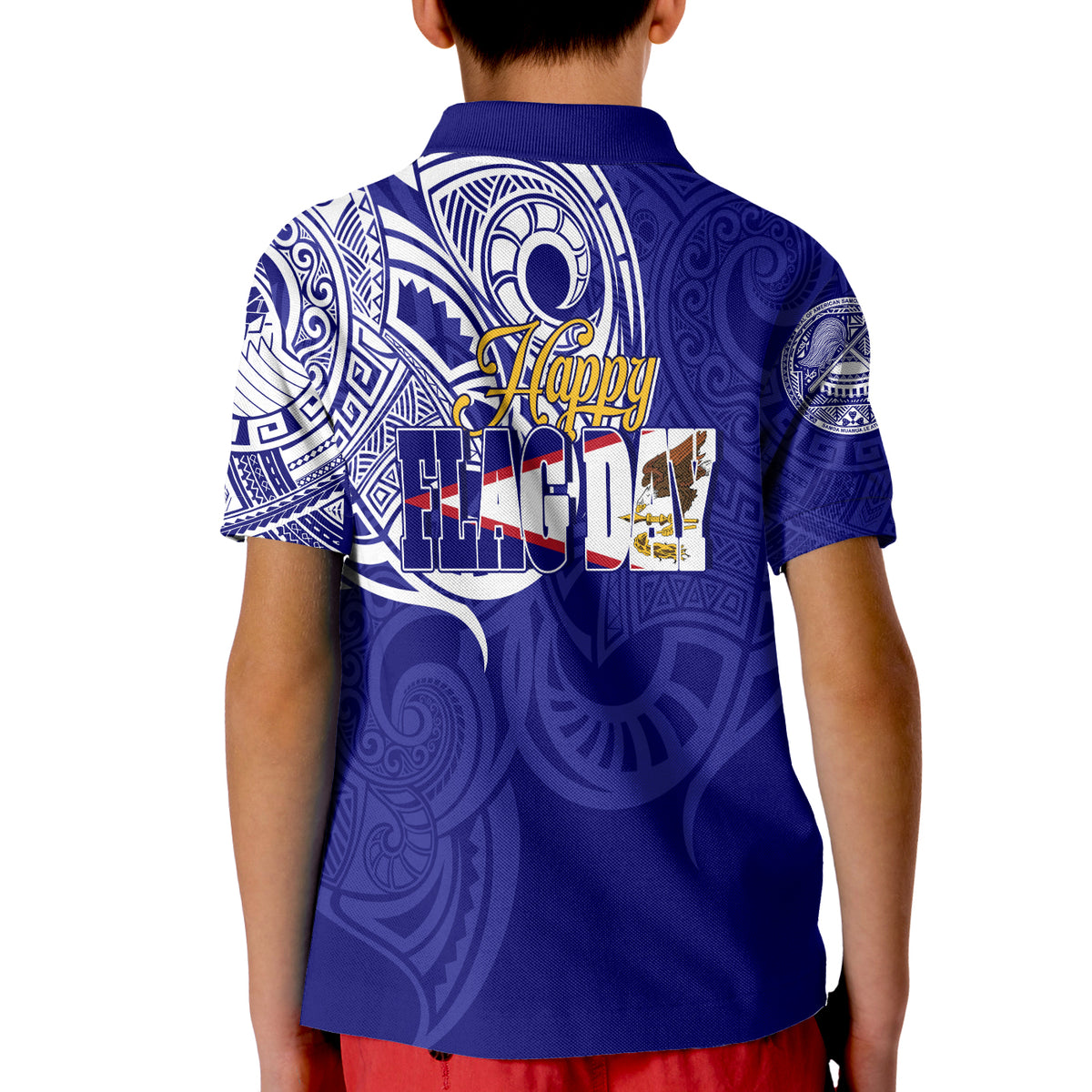 American Samoa Flag Day KID Polo Shirt Mix Style LT7 - Polynesian Pride