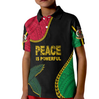 Vanuatu Father Lini Day Polo Shirt KID Simple Style LT7 - Polynesian Pride