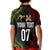 Personalised Aussie Kangaroos Mix Mate Maa Tonga Polo Shirt KID Aboriginal with Kupesi LT7 - Polynesian Pride